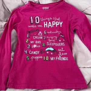 Size 7/8 Girls shirt